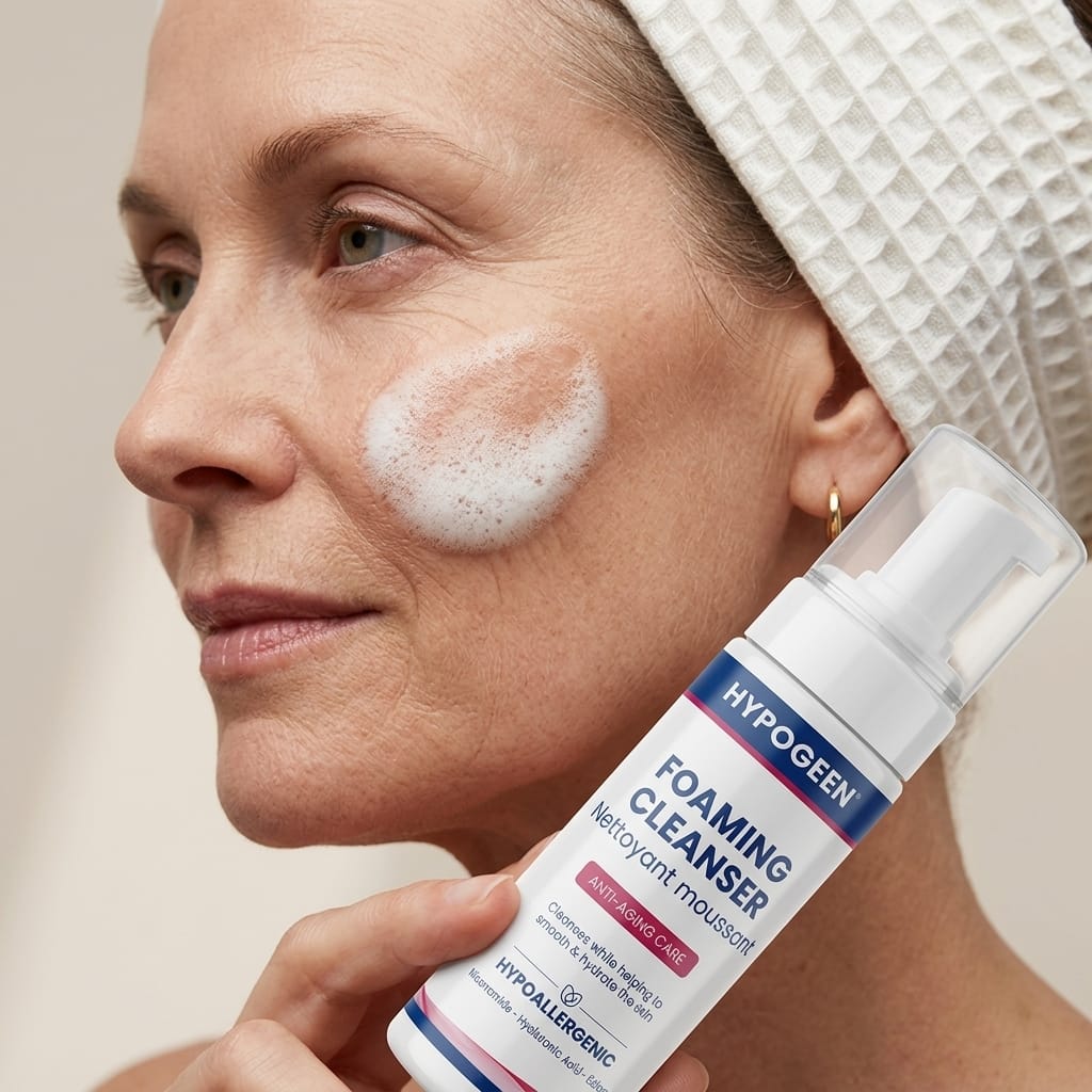 Foaming cleanser Anti aging UGC